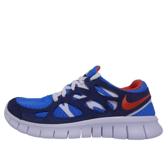 Nike Women's Free Run Running Shoe Light Photo Blue Orange 537732-403 Size 8 - Picture 5 of 8